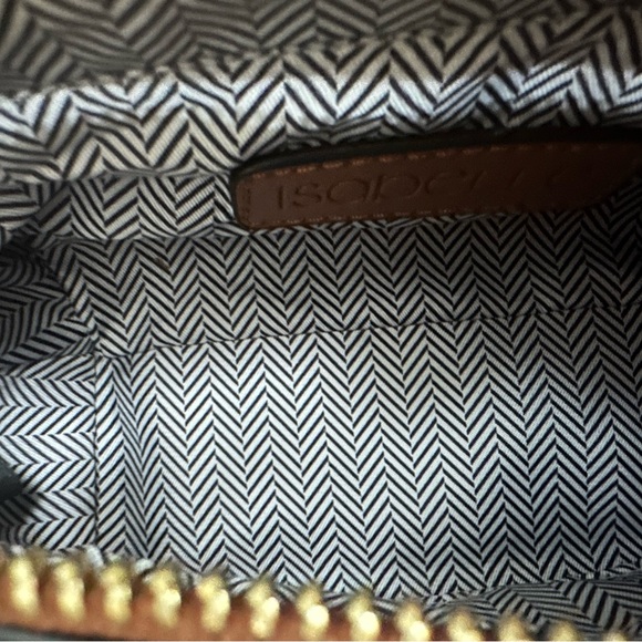 Isabelle Chic Tan Vegan Leather Crossbody Bag - Picture 6 of 7